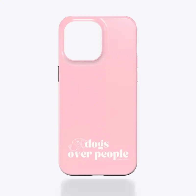 Dogs over People iPhone case 